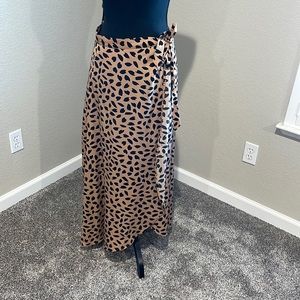 Printed Wrap Maxi